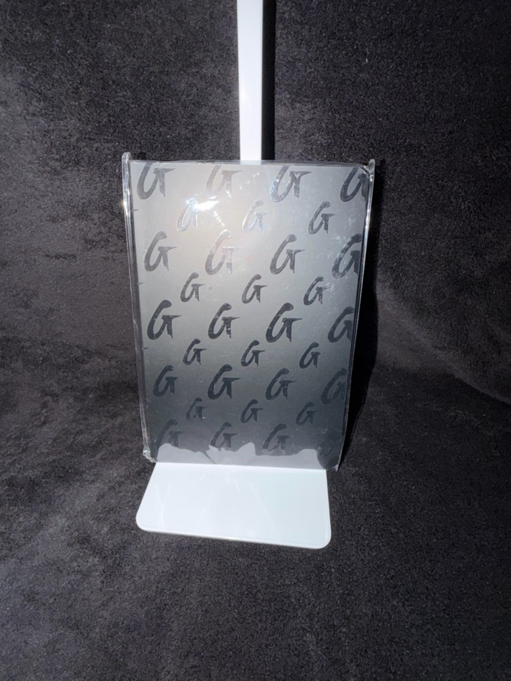 Clear Gray Branded Acrylic Display Stand - Women Other